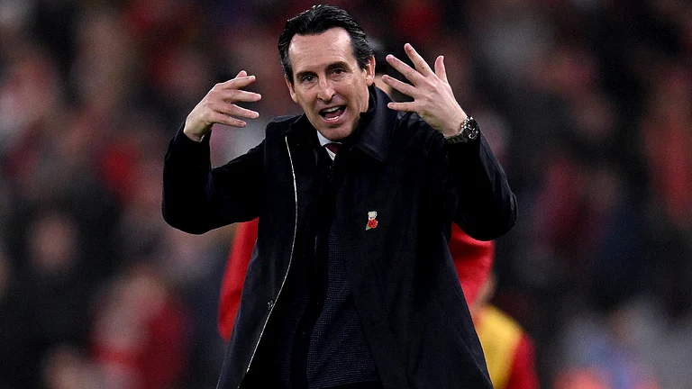 Unai Emery wants to see improvement from his Aston Villa side after defeat to Liverpool. - null