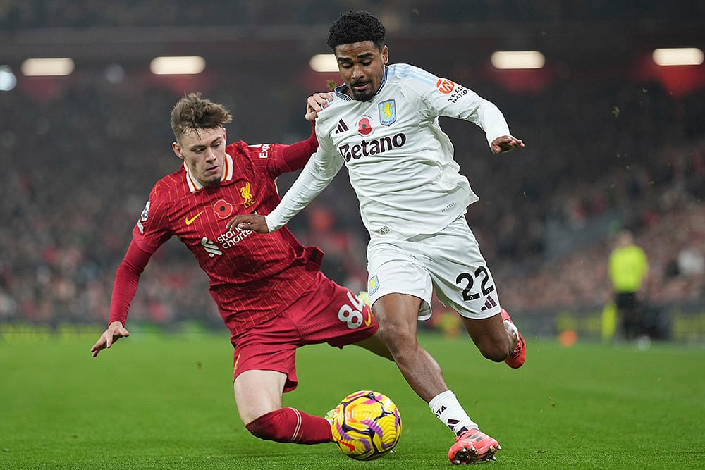 English Premier League 2024-25 Liverpool vs Aston Villa photo gallery_Ian Maatsen