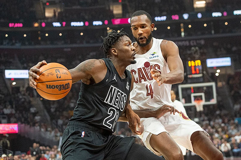 Brooklyn Nets vs Cleveland Cavaliers Basketball match photo gallery_Dorian Finney-Smith
