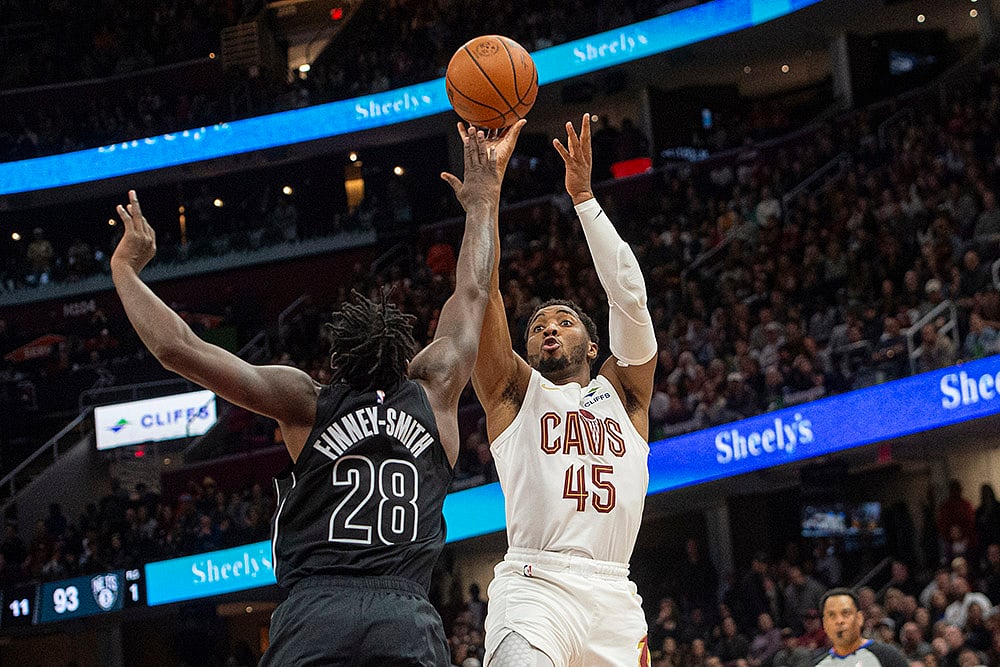 Brooklyn Nets vs Cleveland Cavaliers Basketball match photo gallery_Donovan Mitchell