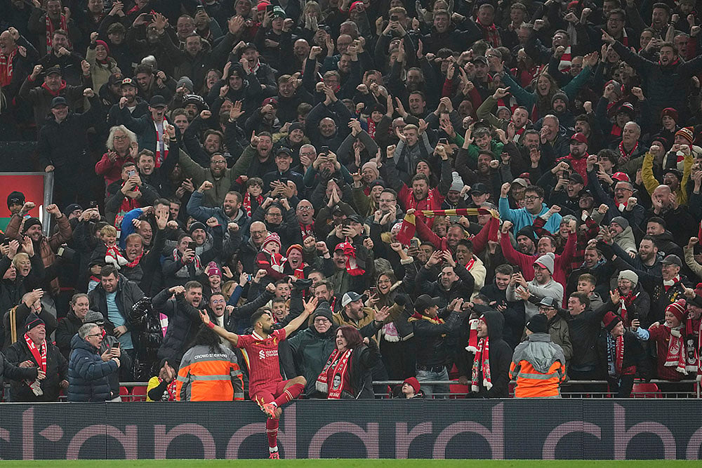 English Premier League 2024-25 Liverpool vs Aston Villa photo gallery_Mohamed Salah