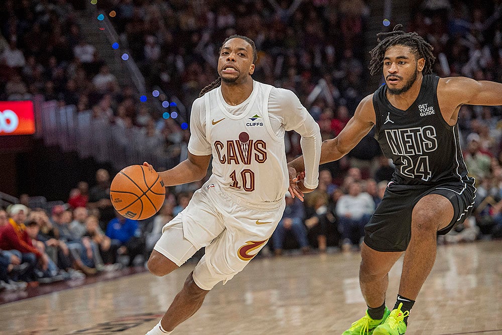 Brooklyn Nets vs Cleveland Cavaliers Basketball match photo gallery_Darius Garland 