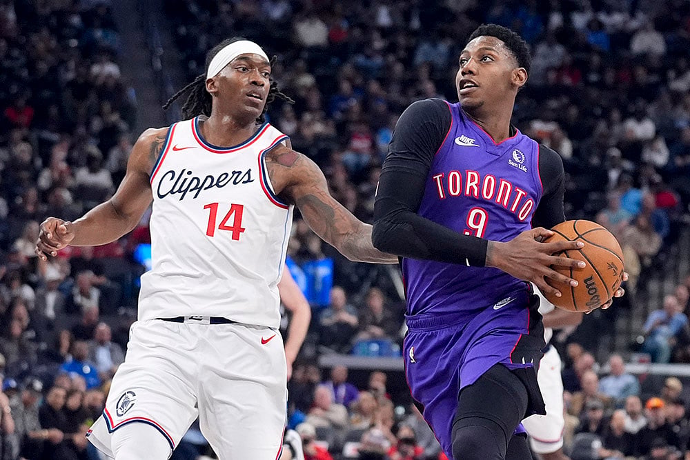 Tornado Raptors vs Los Angeles Clippers Basketball match photo gallery_RJ Barrett