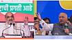 PTI : Amit Shah (L) and Mallikarjun Kharge (R).