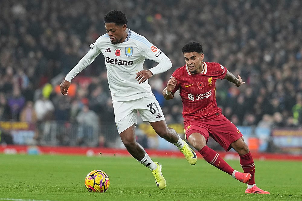 English Premier League 2024-25 Liverpool vs Aston Villa photo gallery_ Leon Bailey
