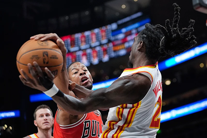 Chicago Bulls vs Atlanta Hawks Basketball match photo gallery_Dalen Terry