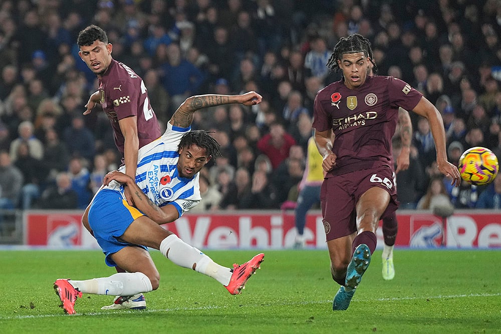 English Premier League 2024-25 Brighton vs Manchester City photo gallery_Joao Pedro 