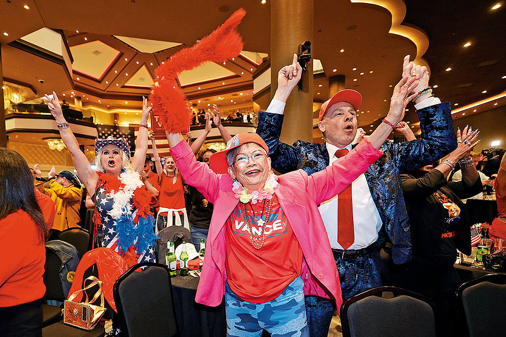 Get Ready: Supporters of Donald Trump celebrate in Las Vegas on November 5, 2024 - | Photo: AP