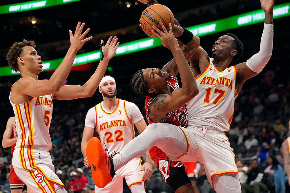 Chicago Bulls vs Atlanta Hawks Basketball match photo gallery_Dalen Terry