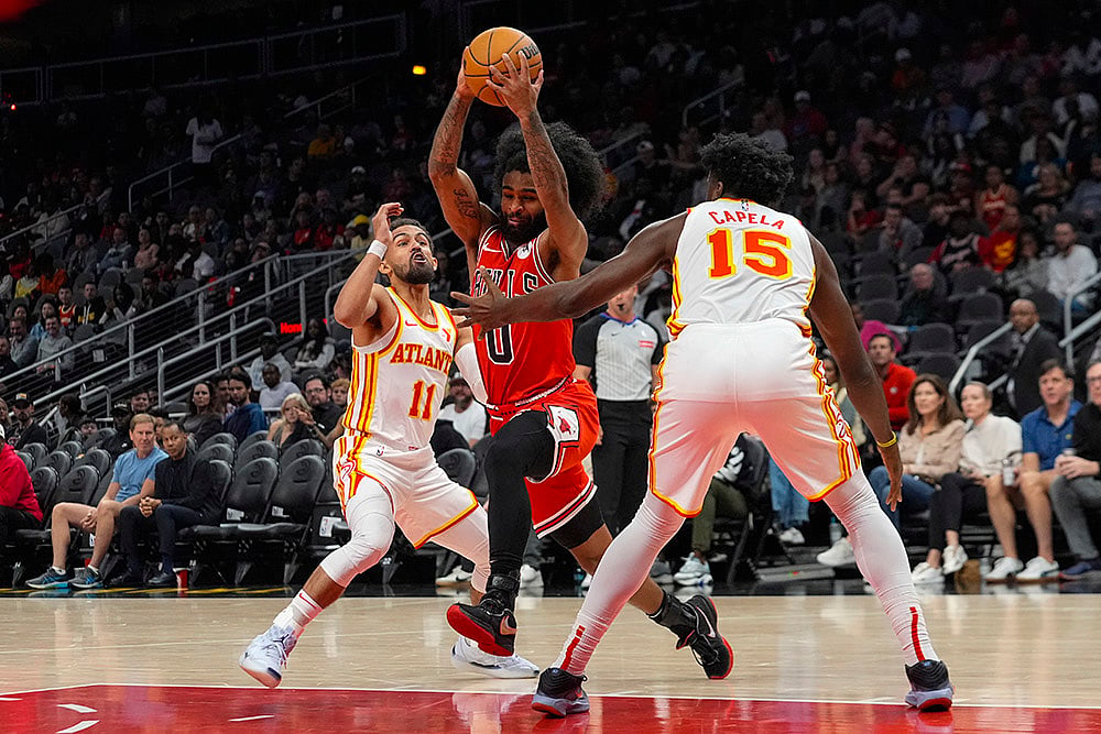 Chicago Bulls vs Atlanta Hawks Basketball match photo gallery_Coby White