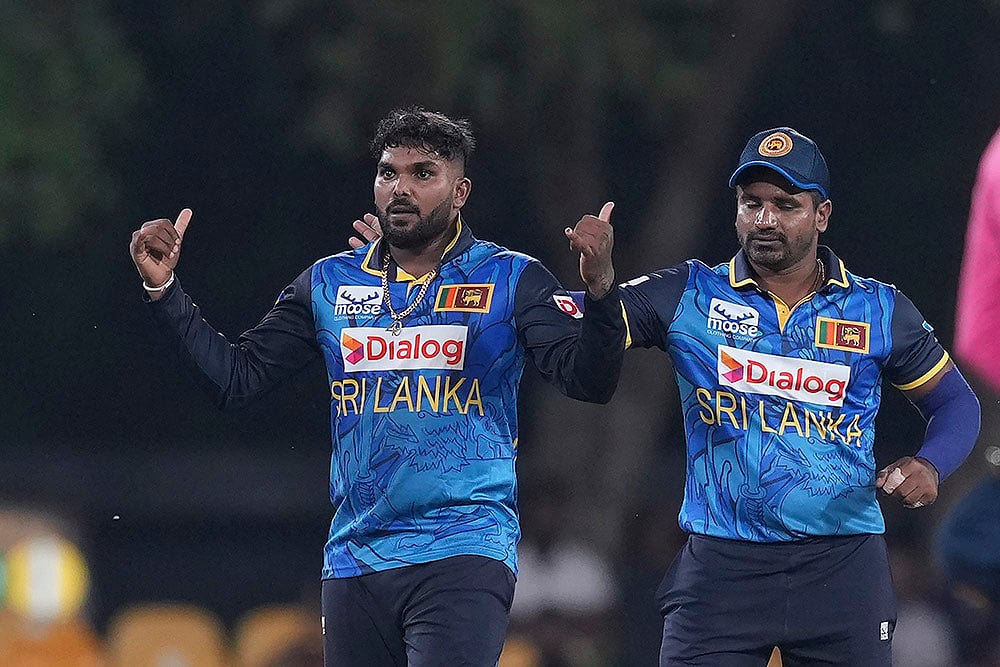 Sri Lanka vs New Zealand 1st T20I Cricket in Dambulla_Wanindu Hasaranga