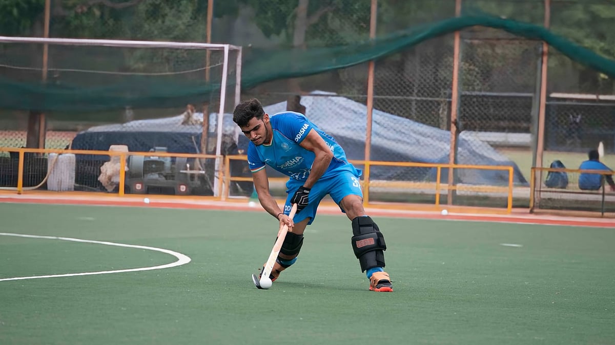 Indian junior men’s hockey team defender and vice-captain Rohit. - Special Arrangement 
