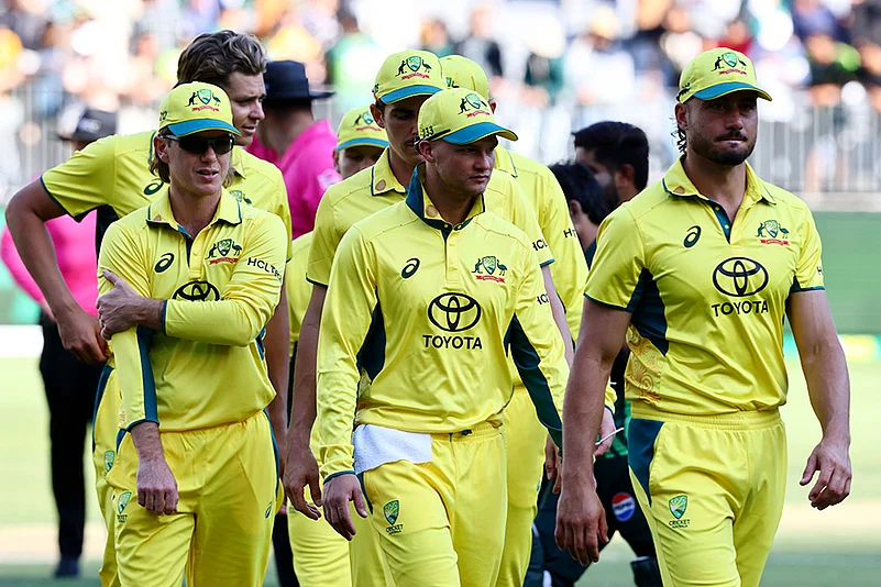 Pakistan vs Australia 3rd ODI Cricket match In Perth photo