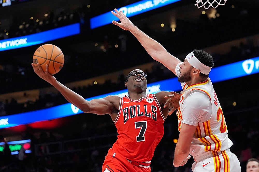 Chicago Bulls vs Atlanta Hawks Basketball match photo gallery_Jalen Smith