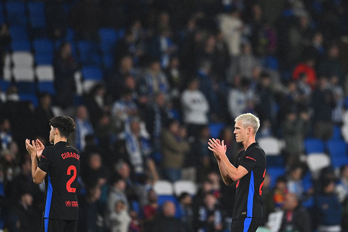 Spain Soccer La Liga: Barcelona vs Real Sociedad