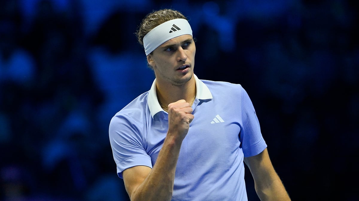 Alexander Zverev beat Andrey Rublev in straight sets in his opening game at the ATP Finals - null