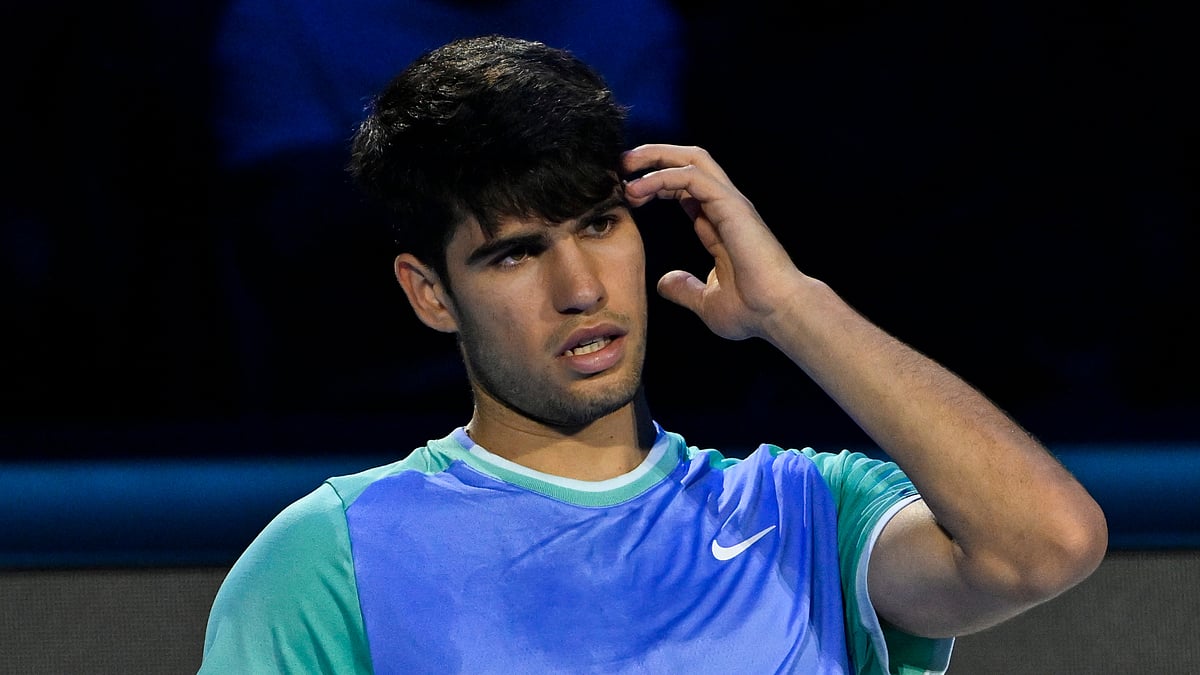 Carlos Alcaraz lost his first match of the ATP Finals to Casper Ruud on Friday