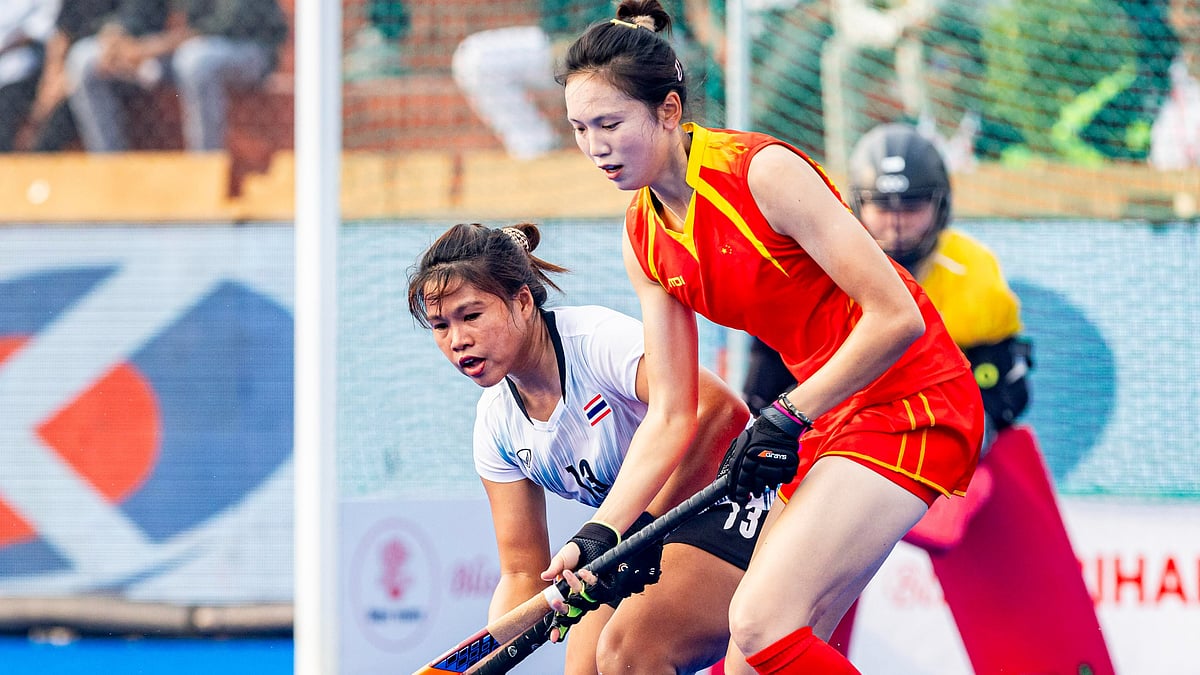X/ @asia_hockey : Glimpse from China vs Thailand, Women's Asian Champions Trophy 2024 match.