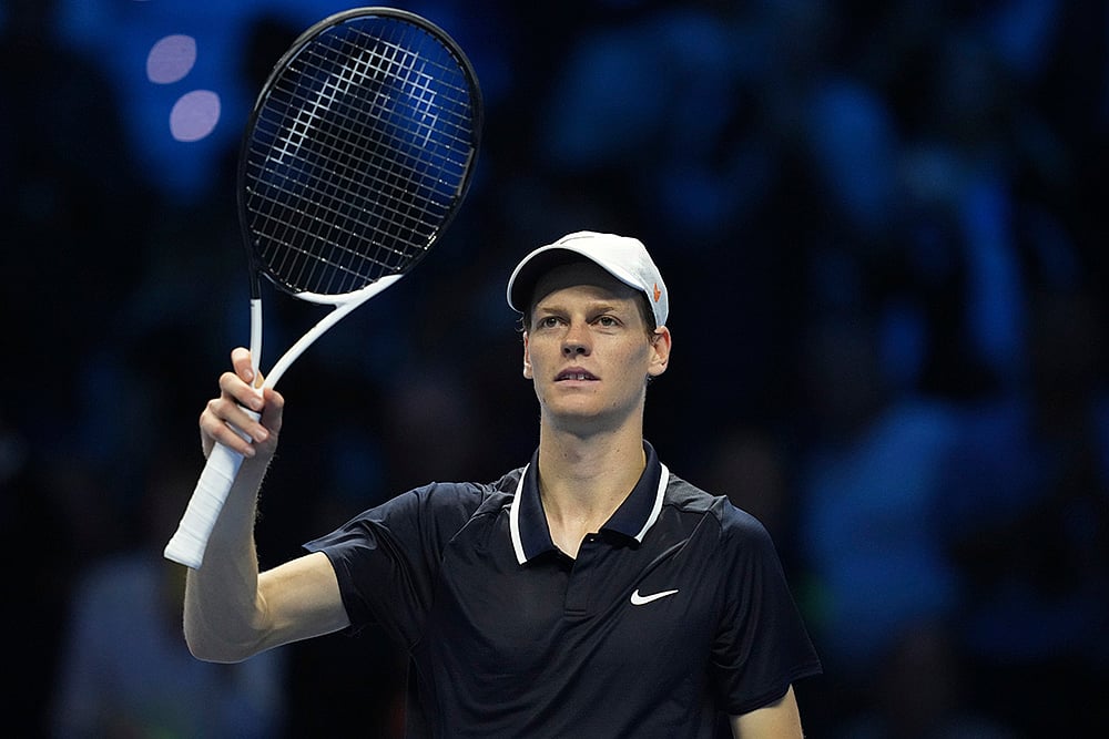 Italy Tennis ATP Finals Jannik Sinner vs Alex de Minaur photos_ Jannik Sinner