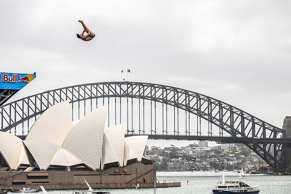 Red Bull Cliff Diving World Series in Sydney, Australia photos_Aidan Heslop