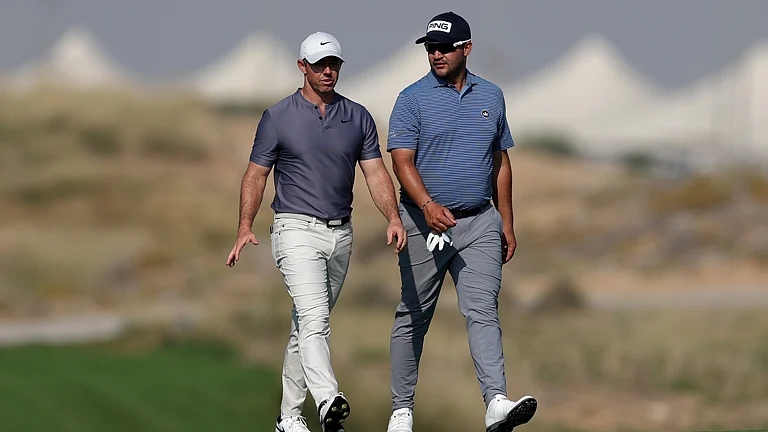 Thriston Lawrence is the only player who can still catch Rory McIlroy in the season-long standings - null