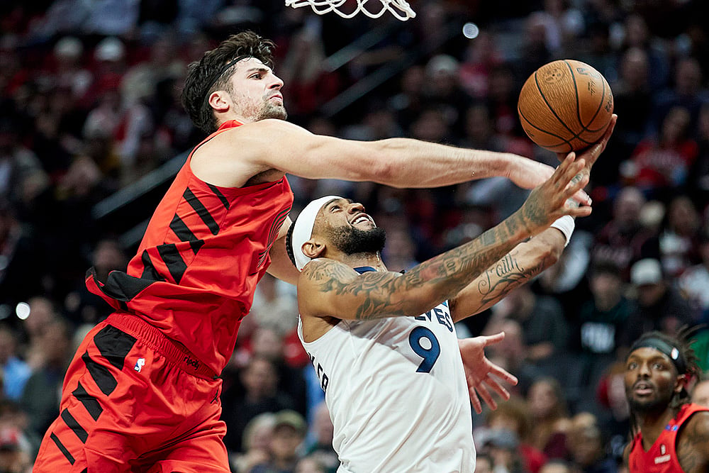 NBA Minnesota Timberwolves vs Portland Trail Blazers Basketball match_Nickeil Alexander-Walker