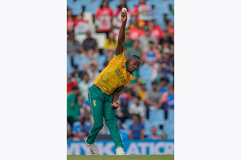Ind vs SA 3rd T20I: South Africa's Andile Simelane bowls a delivery