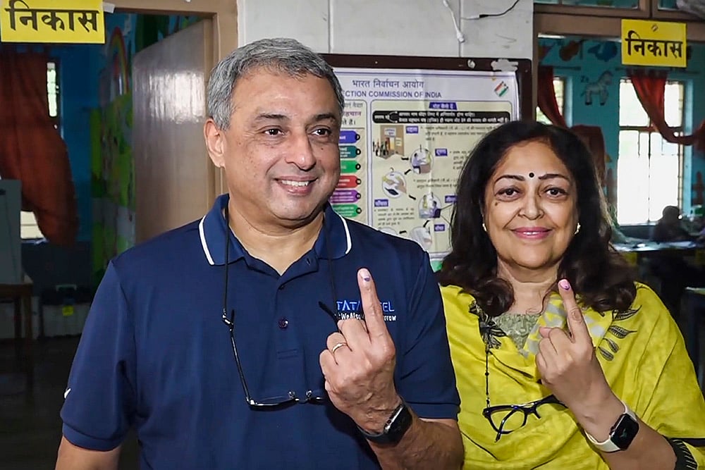 Jkhand polls phase 1: Tata Steel MD TV Narendran casts vote