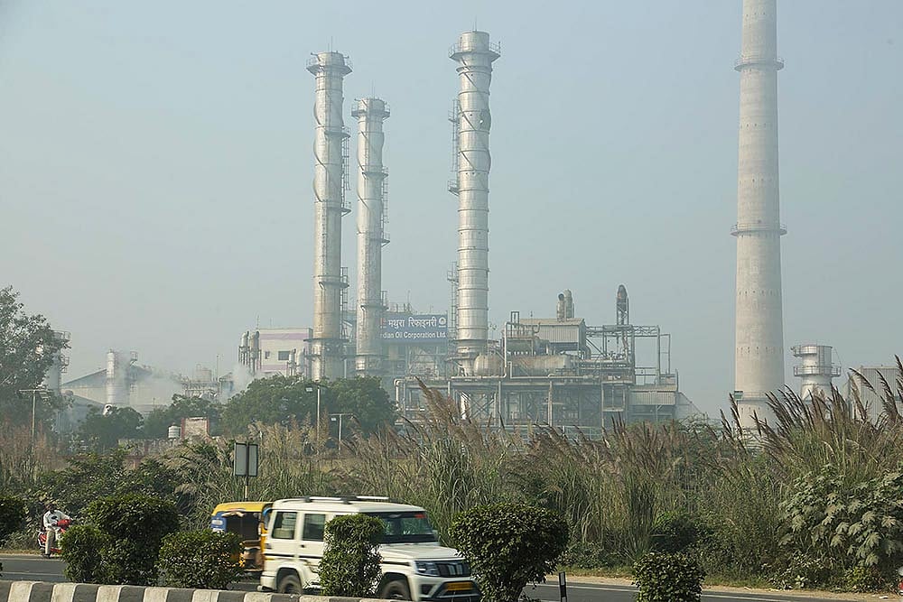 Photo: PTI : The Vadinar refinery, operated by Nayara Energy—a joint venture with Russian state-owned Rosneft—was among the entities affected. 
