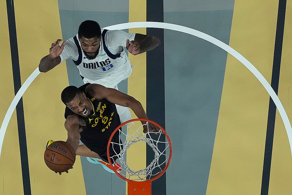 NBA Golden State Warriors vs Dallas Mavericks Basketball match_ DeAnthony Melton