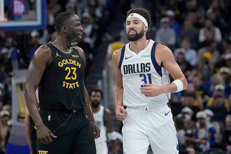 NBA Golden State Warriors vs Dallas Mavericks Basketball match_Klay Thompson