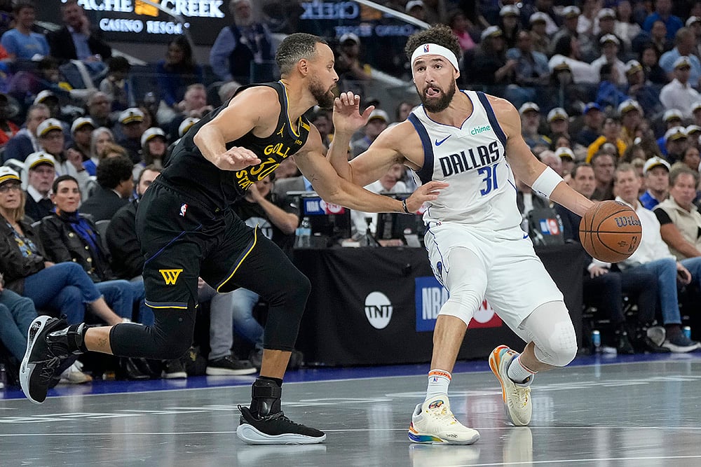 NBA Golden State Warriors vs Dallas Mavericks Basketball match_Klay Thompson