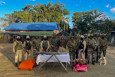 Manipur violence: Truck set on fire in Jiribam