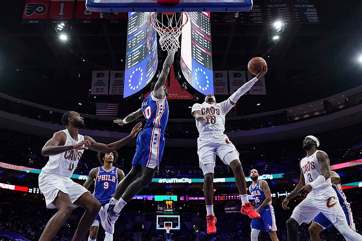 Cleveland Cavaliers vs Philadelphia 76ers NBA basketball match photo gallery_Darius Garland