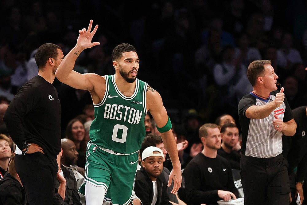 Boston Celtics vs Brooklyn Nets NBA basketball match photo gallery_Jayson Tatum