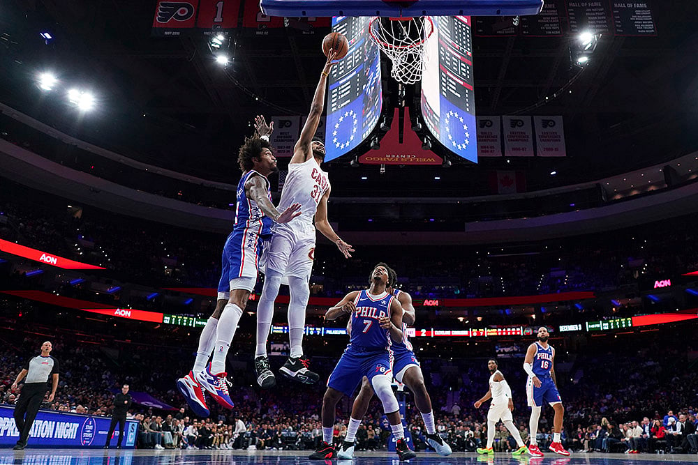 Cleveland Cavaliers vs Philadelphia 76ers NBA basketball match photo gallery_ Jarrett Allen