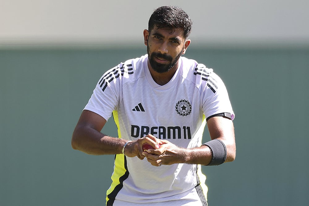 India vs australia Border-Gavaskar Trophy cricket: New Training Kit Unveiled In Perth_Jasprit Bumrah