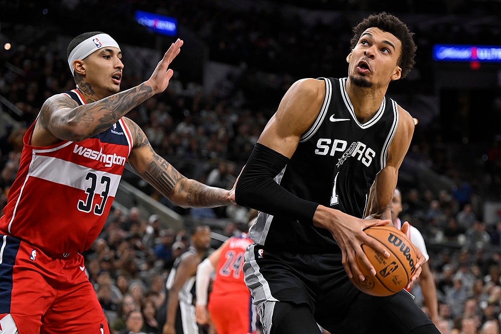 NBA basketball game Washington Wizards vs San Antonio Spurs photo gallery_Victor Wembanyama