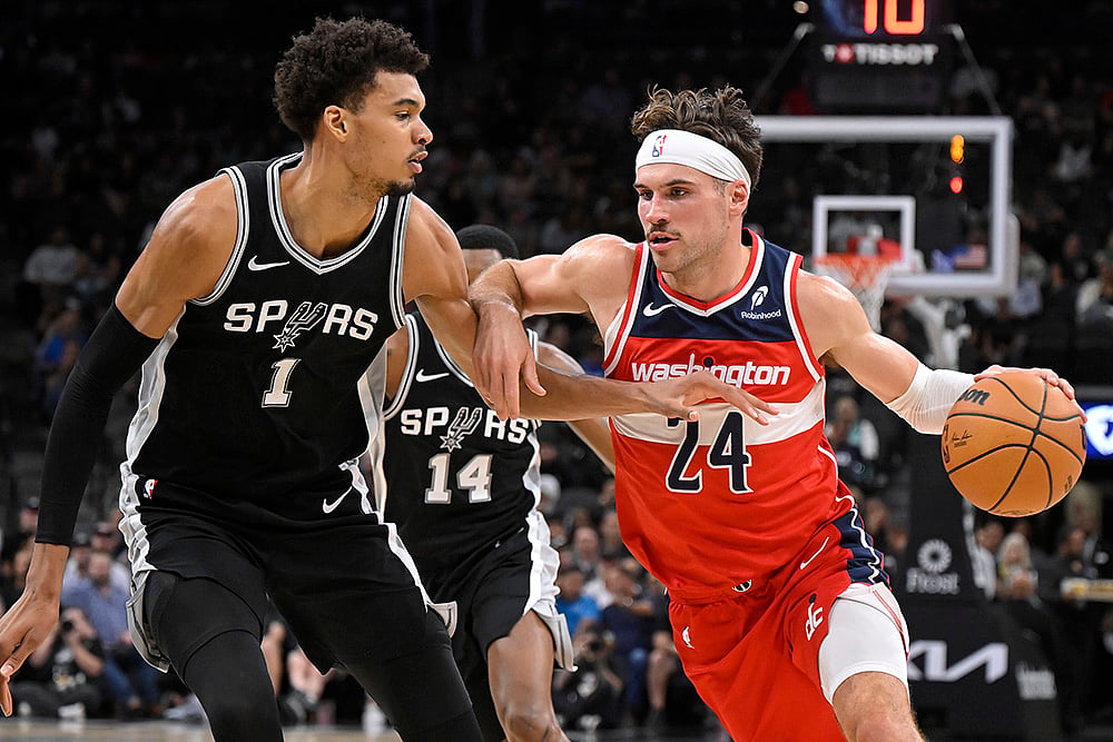 NBA basketball game Washington Wizards vs San Antonio Spurs photo gallery_Corey Kispert