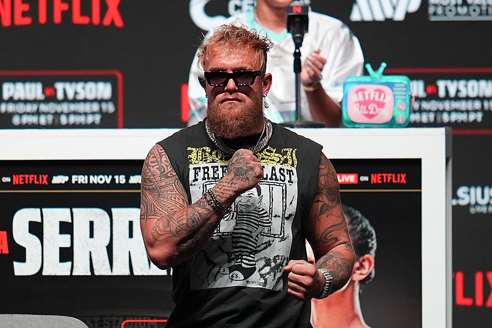 Boxing: Mike Tyson vs Jake Paul exhibition bout in Irving, Texas_Jake Paul