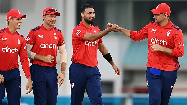 England take an unassailable 3-0 lead in the five-match series. - null