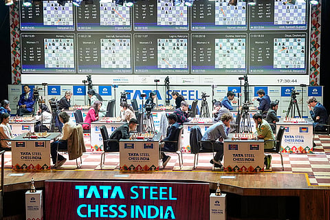Tata Steel Chess India Rapid, Day 2: Grand Masters of different countries at play