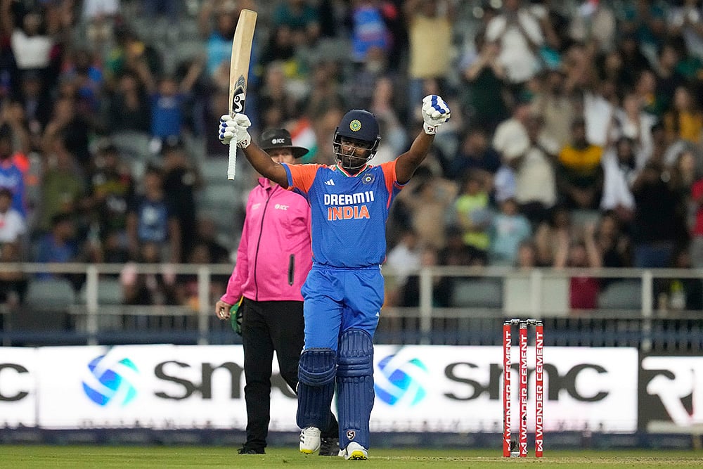 India Vs South Africa 4th T20I at the Wanderers Stadium in Johannesburg photo_Sanju Samson