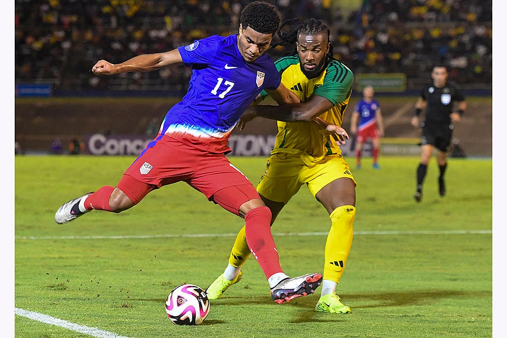 Jamaica vs United States CONCACAF Nations League quarterfinal first leg photo_Malik Tillman
