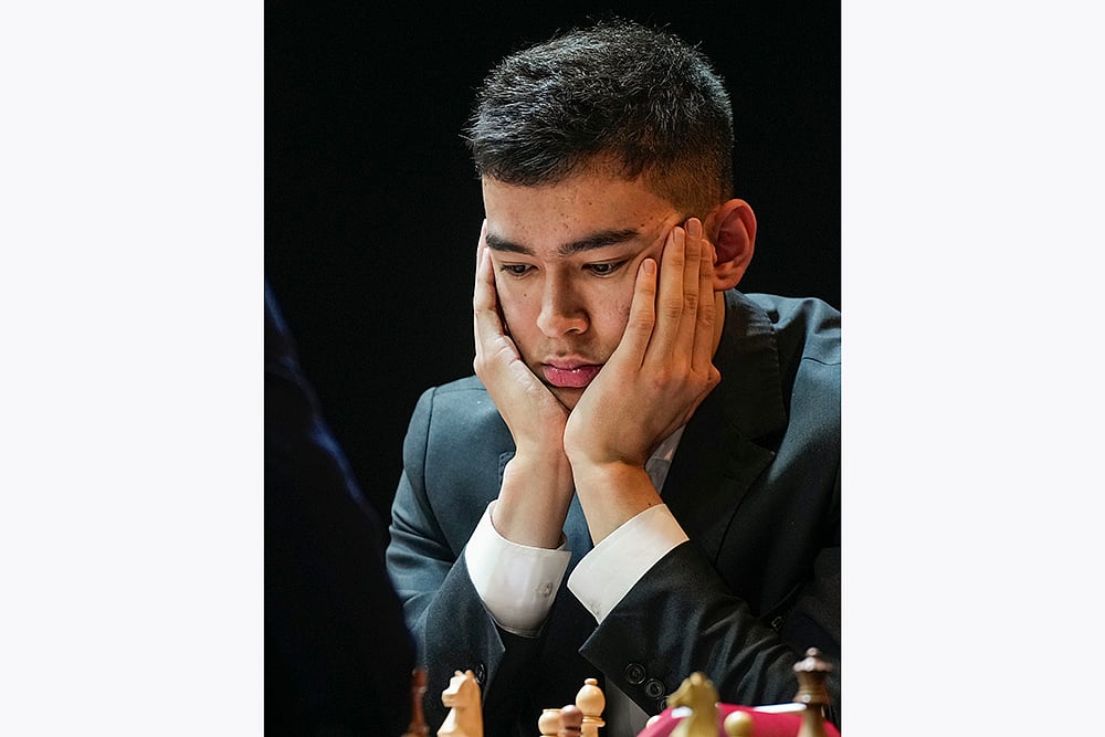 Tata Steel Rapid Chess 2024 Day 2_ Nodirbek Abdusattarov vs Vidit Gujrathi 