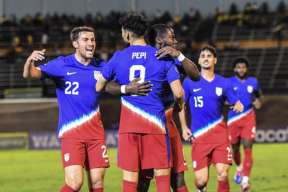Jamaica vs United States CONCACAF Nations League quarterfinal first leg photo_Ricardo Pepi