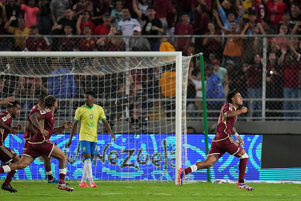 FIFA World Cup 2026 Qualifiers Venezuela vs Brazil  soccer match photos_Telasco Segovia
