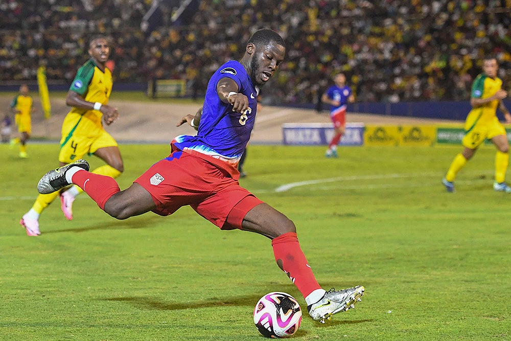 Jamaica vs United States CONCACAF Nations League quarterfinal first leg photo_Yunus Musah