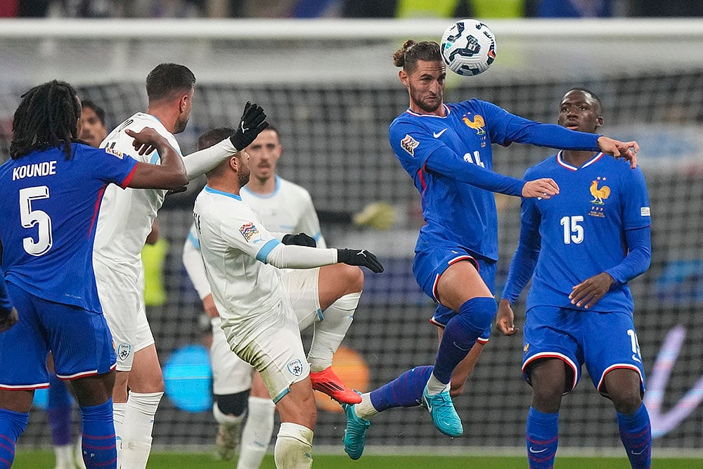 UEFA Nations League football match France vs Israel soccer photos_Adrien Rabiot 