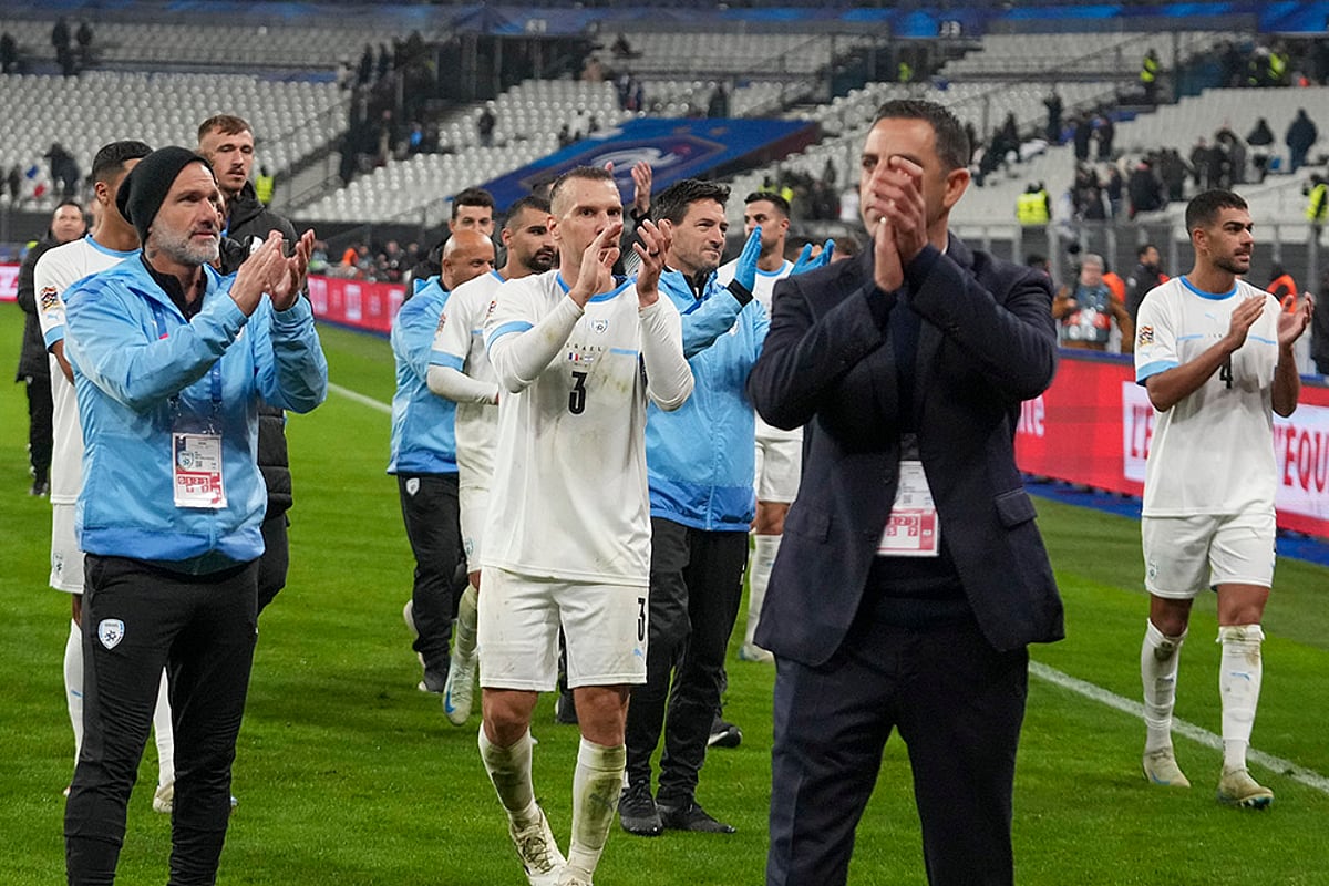 UEFA Nations League football match France vs Israel soccer photos